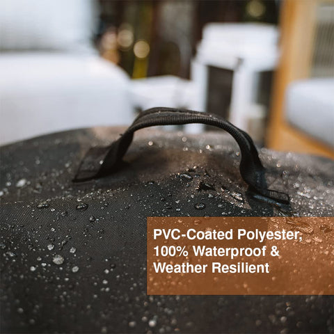 Solo Stove Bonfire Shelter top-handle enables easy removal and reseal