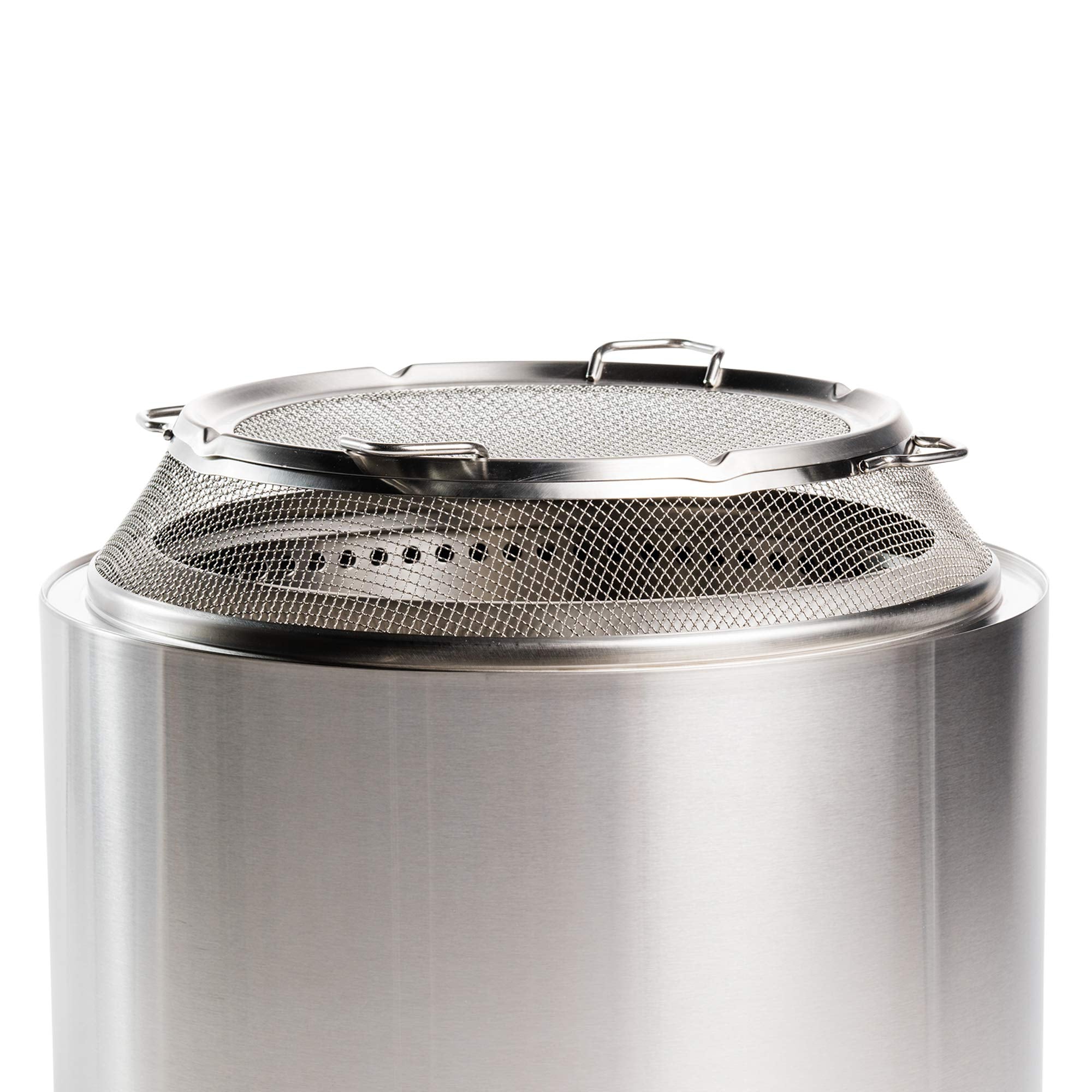 Solo Stove Bonfire Shield ensures controlled flames with easy access to logs.