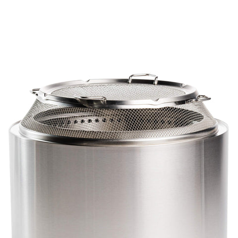 Solo Stove Bonfire Shield ensures controlled flames with easy access to logs.