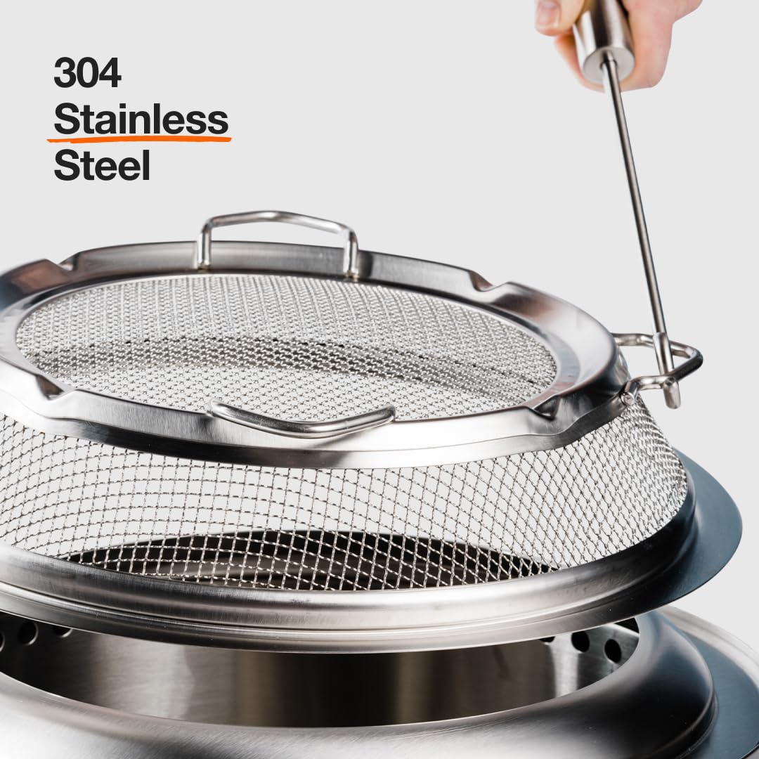 Solo Stove Bonfire Shield removal tools included for easy, safe handling.