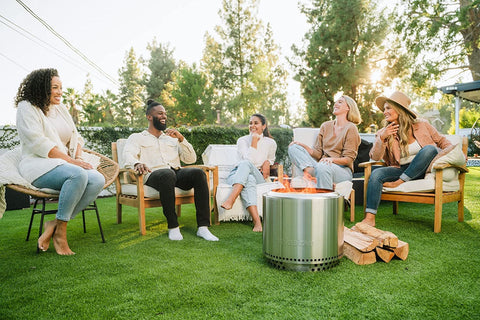 Solo Stove Bonfire with Stand durable-materials highlight stainless steel and ceramic coating