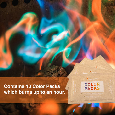 Solo Stove Color Pack 10 yellow flame brightens gatherings