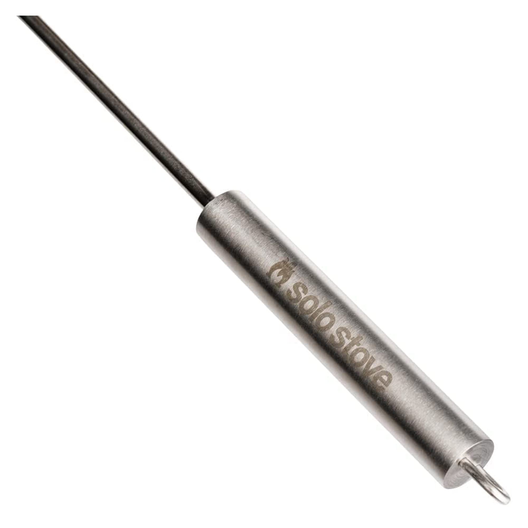 Solo Stove fire pit tools set laid out showing durable stainless steel construction.
