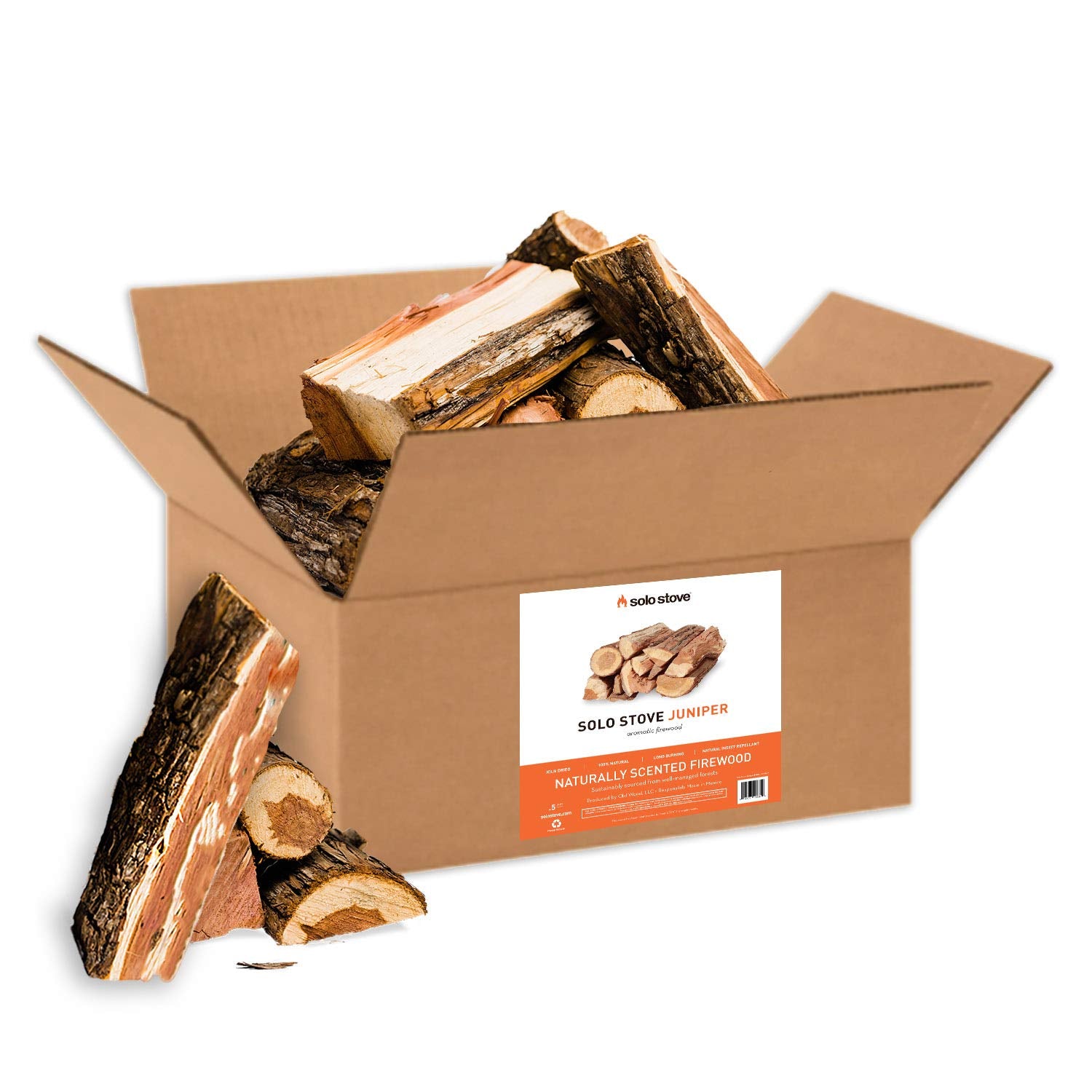 Solo Stove juniper firewood logs 6–8 ready for easy, fragrant fires
