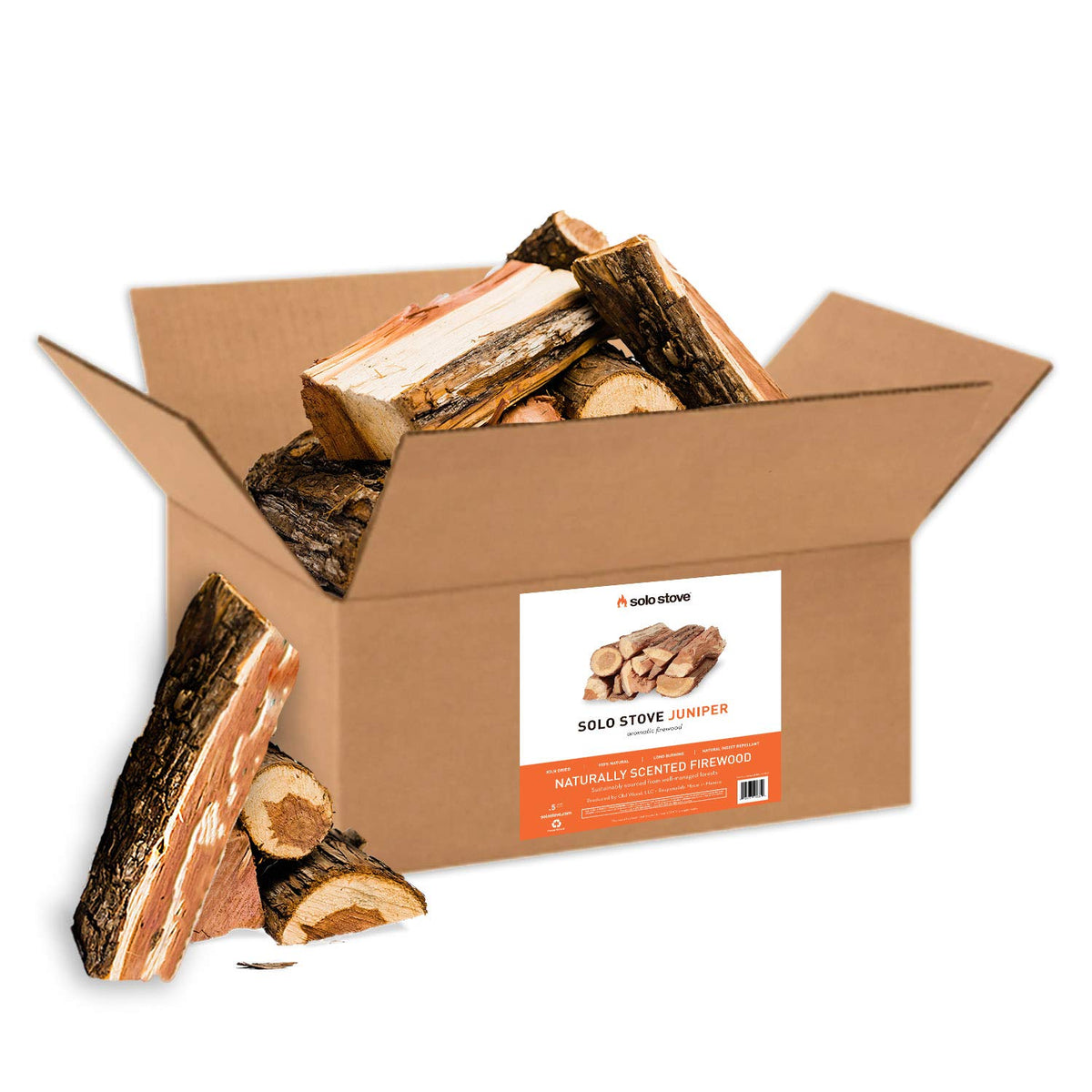 Solo Stove juniper firewood logs 6–8 ready for easy, fragrant fires
