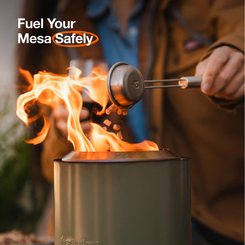 Solo Stove Mesa Accessory Pack Mesa Lid locks embers and blocks rain.