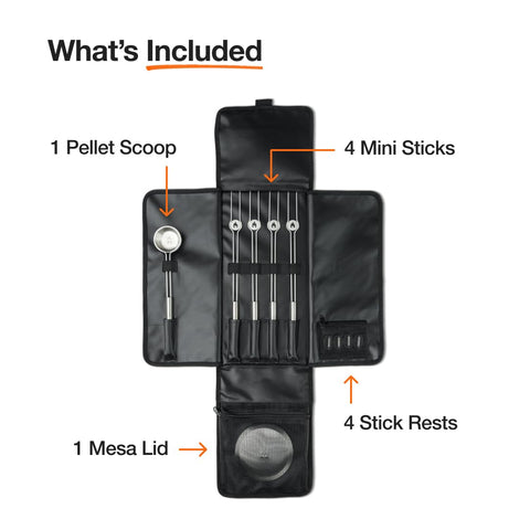 Solo Stove Mesa Accessory Pack stick rests keep roasting hands safe.