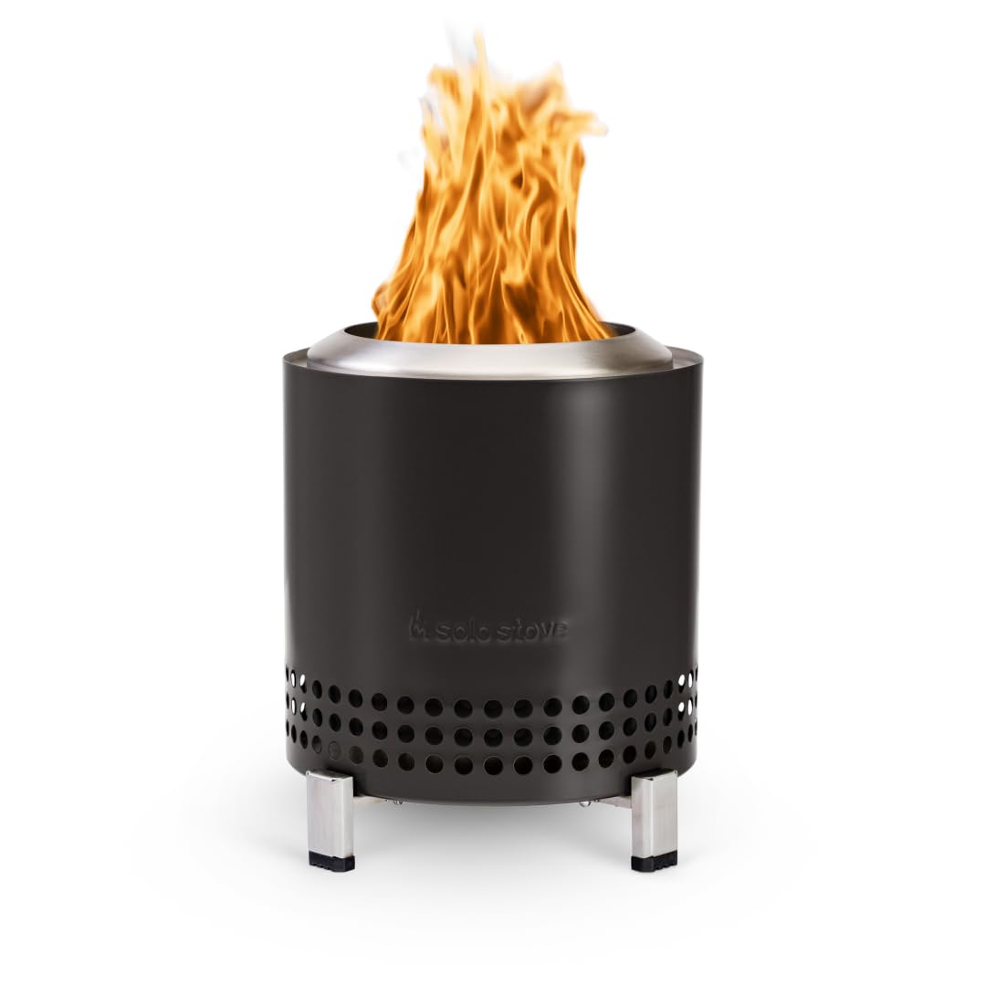 Solo Stove Mesa XL table-top fire pit with stand delivers smokeless warmth for patios.