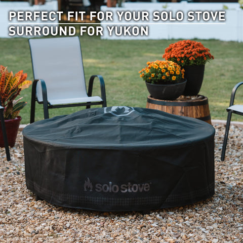 Solo Stove Surround Shelter Large side view shields rain and dust for yard use