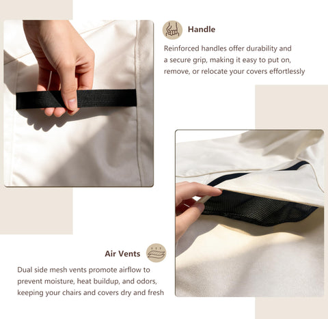 SoloToo included storage bag helps keep covers organized when not in use.