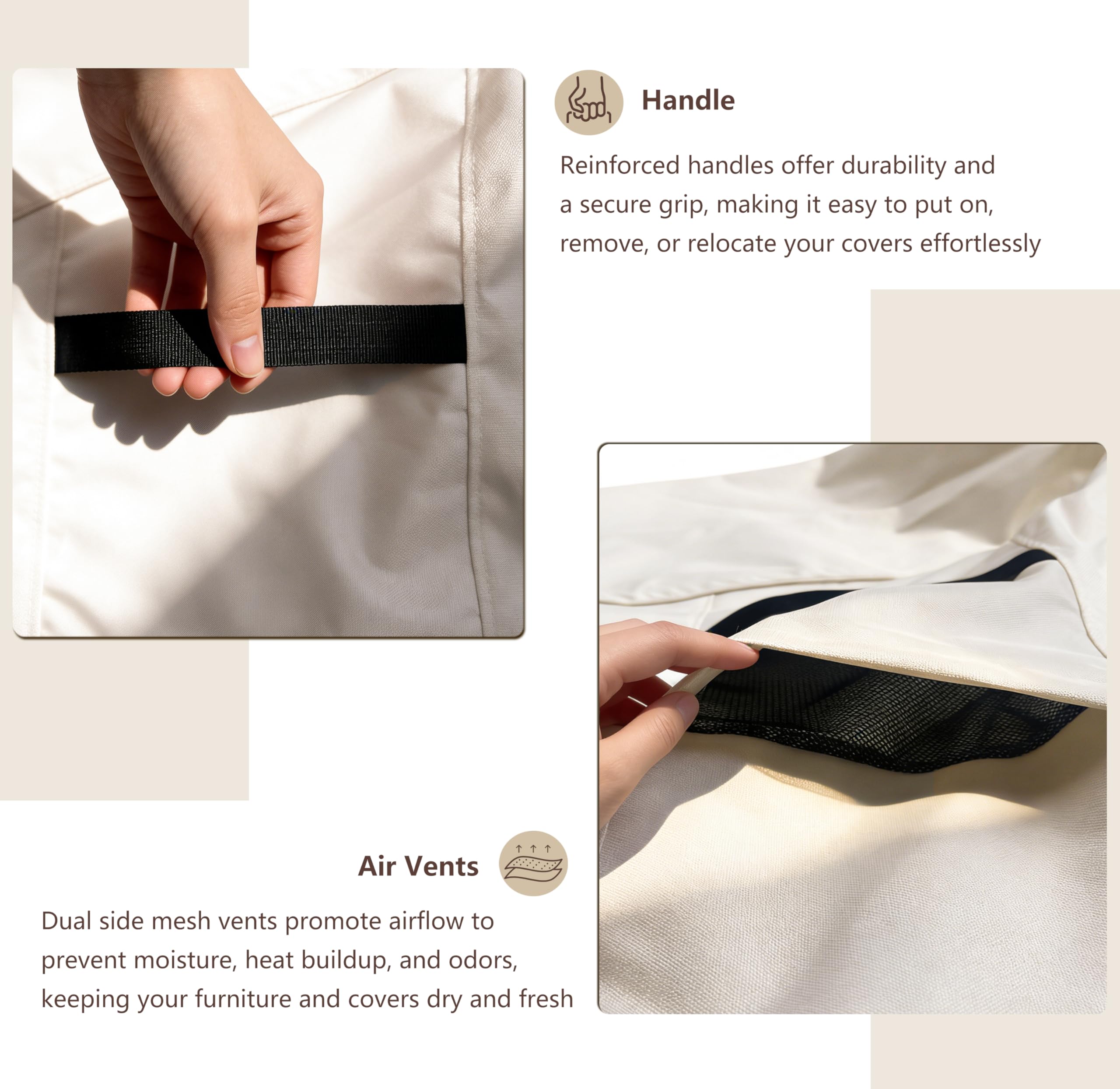 SoloToo elastic hem cord at the bottom provides a snug, wind-resistant seal.