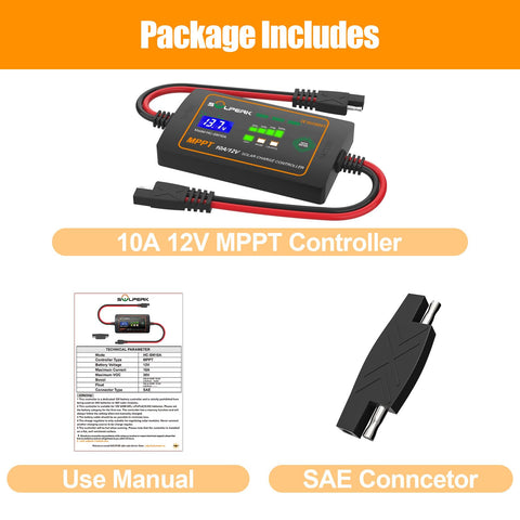 SOLPERK plug-and-play SAE connector enables fast, tool-free system connections.