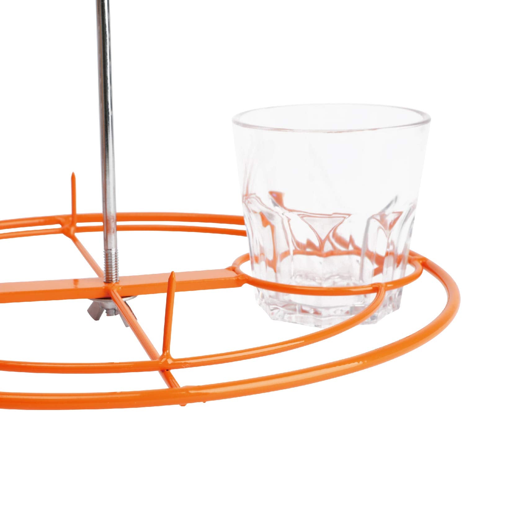 Solution4Patio bluebird-friendly mealworm cup area complements orioles.