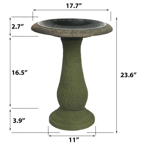 Solution4Patio dual-use design serves as a seed platform for ground-feeders.