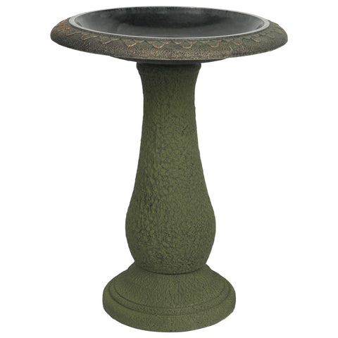 Solution4Patio portable bird bath designed for easy repositioning and viewing.