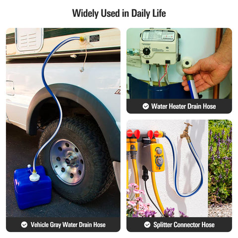 Solution4Patio compact storage hose perfect for small spaces.