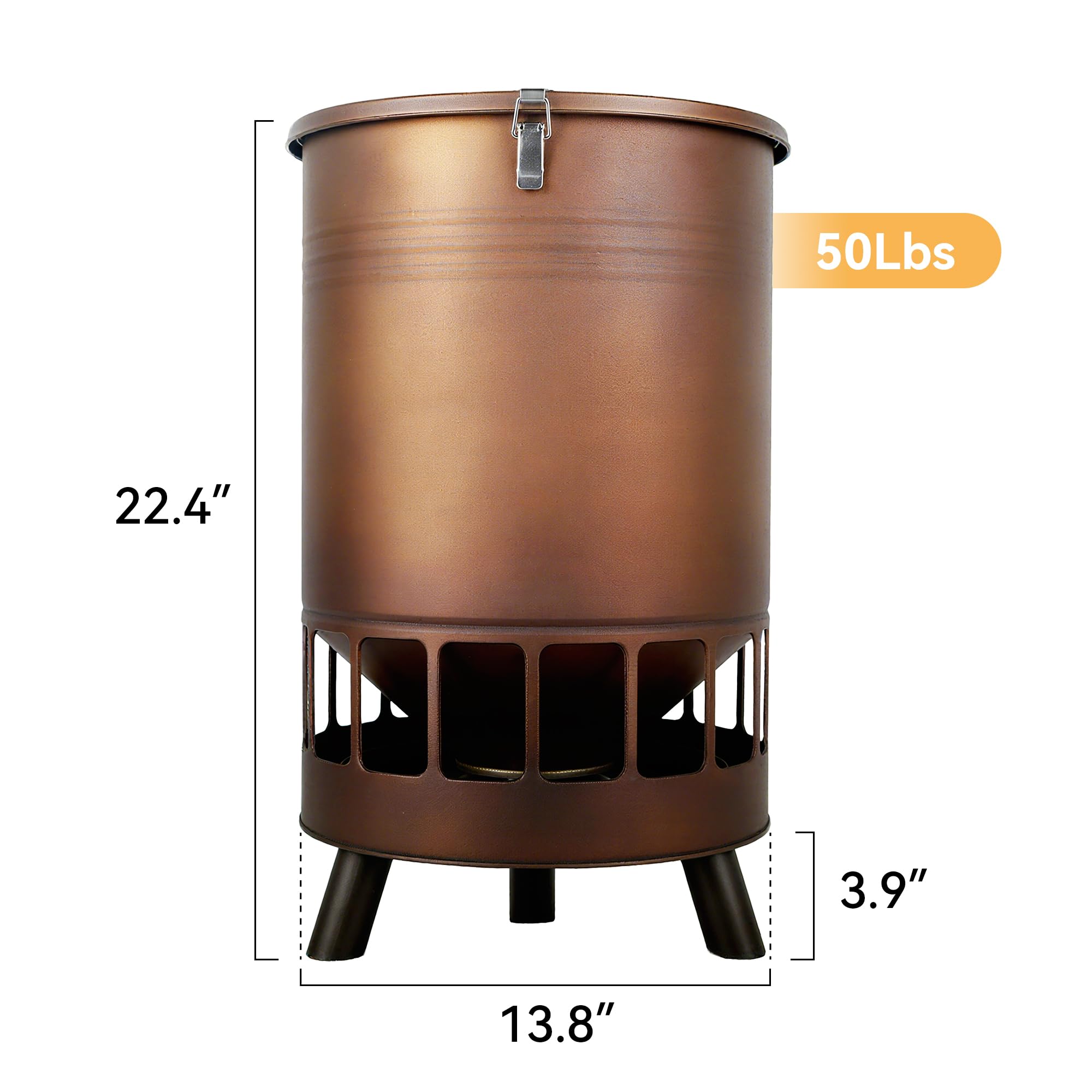 Solution4Patio easy-clean cylinder design simplifies maintenance.
