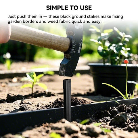 Solution4Patio easy-install stakes with 30-degree bottom for simple hammering