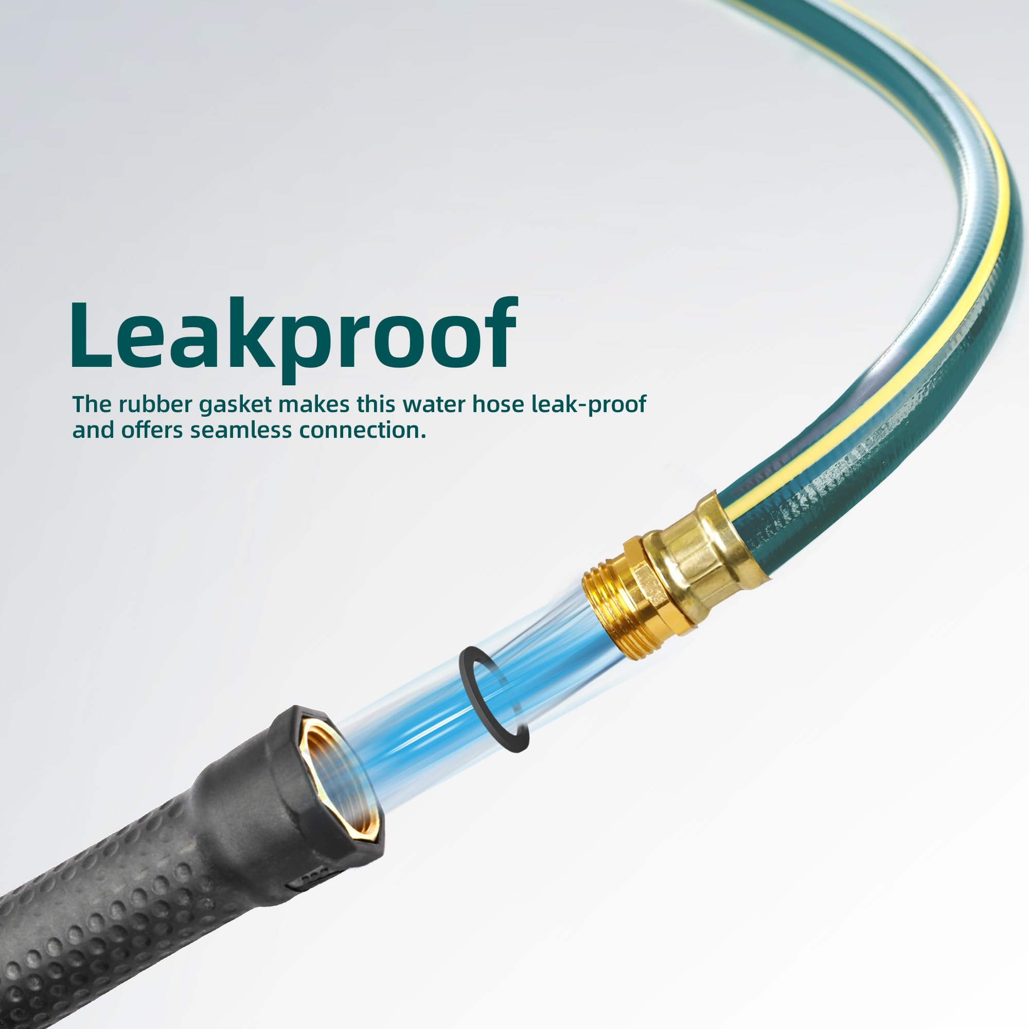 Solution4Patio hose withstanding extreme temperatures from cold to hot.