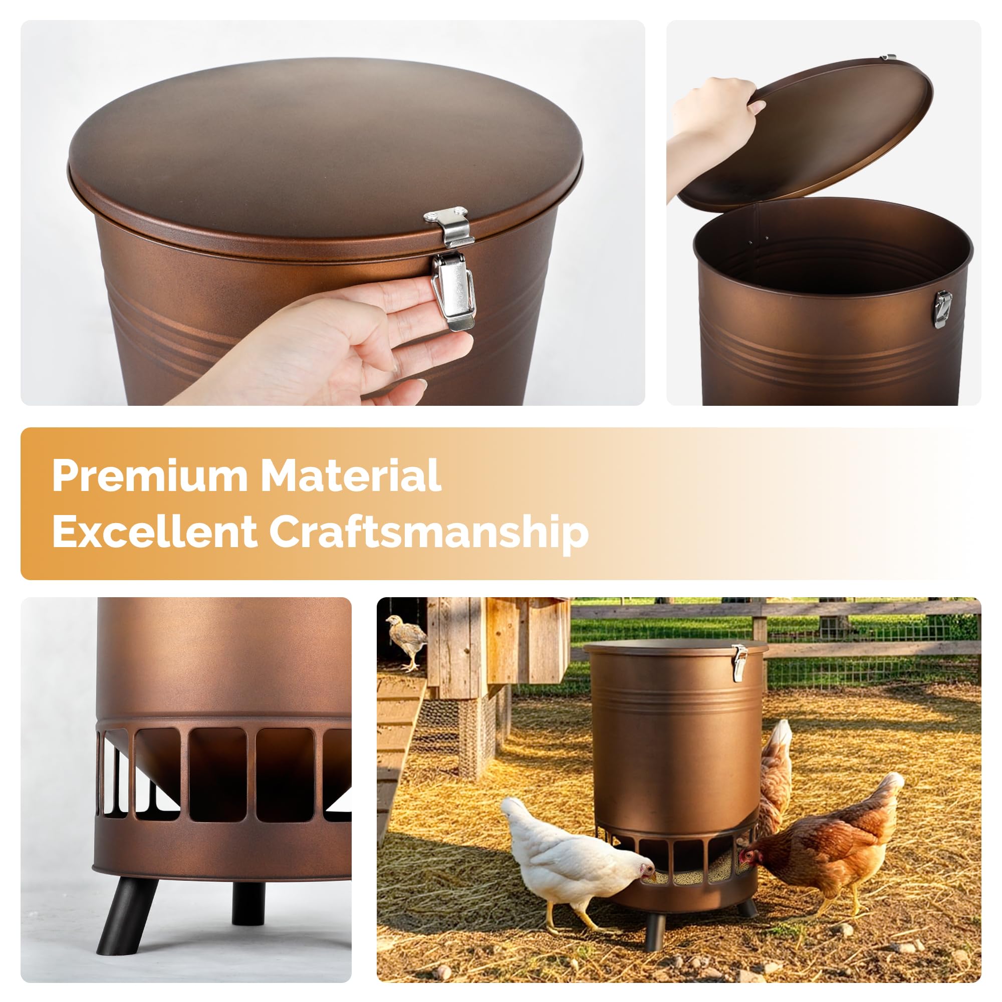 Solution4Patio gravity-fed spill-proof design reduces waste and mess.