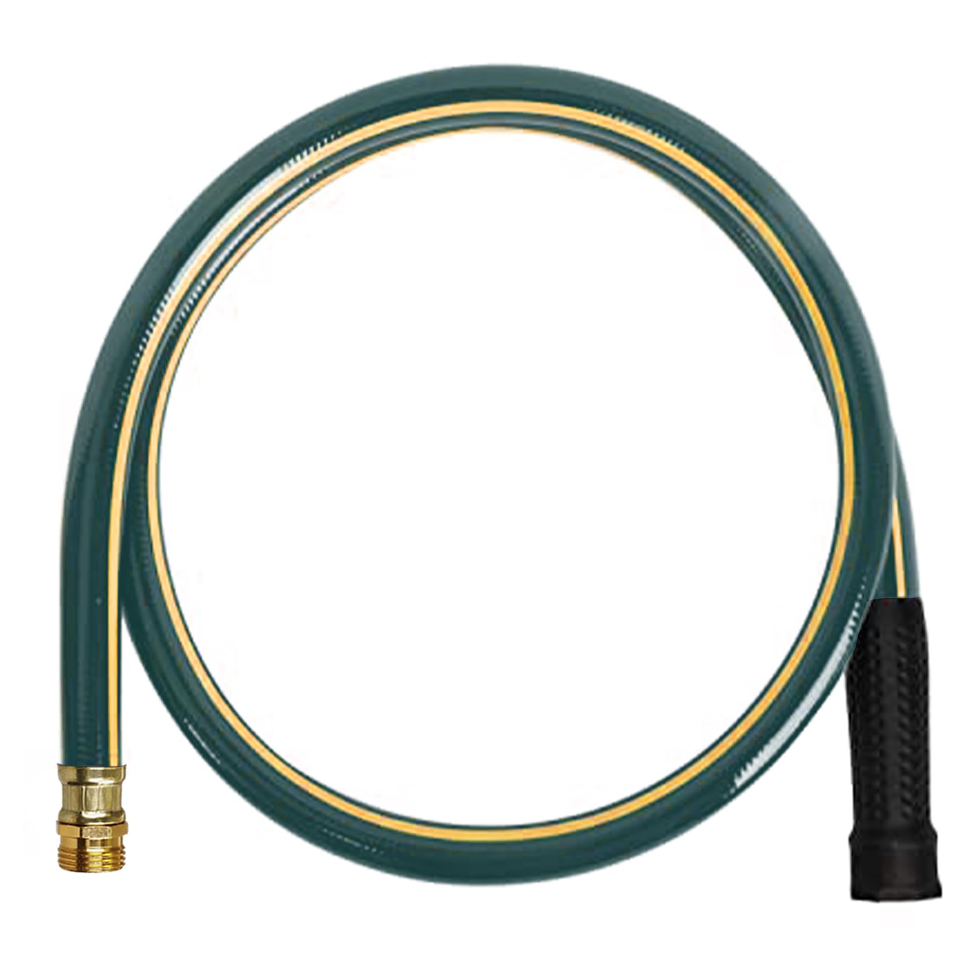 Solution4Patio green garden hose 34in 6ft kink-free ready for quick watering.
