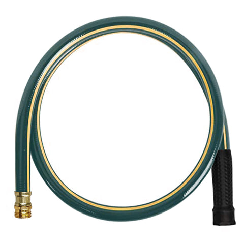 Solution4Patio green garden hose 34in 6ft kink-free ready for quick watering.