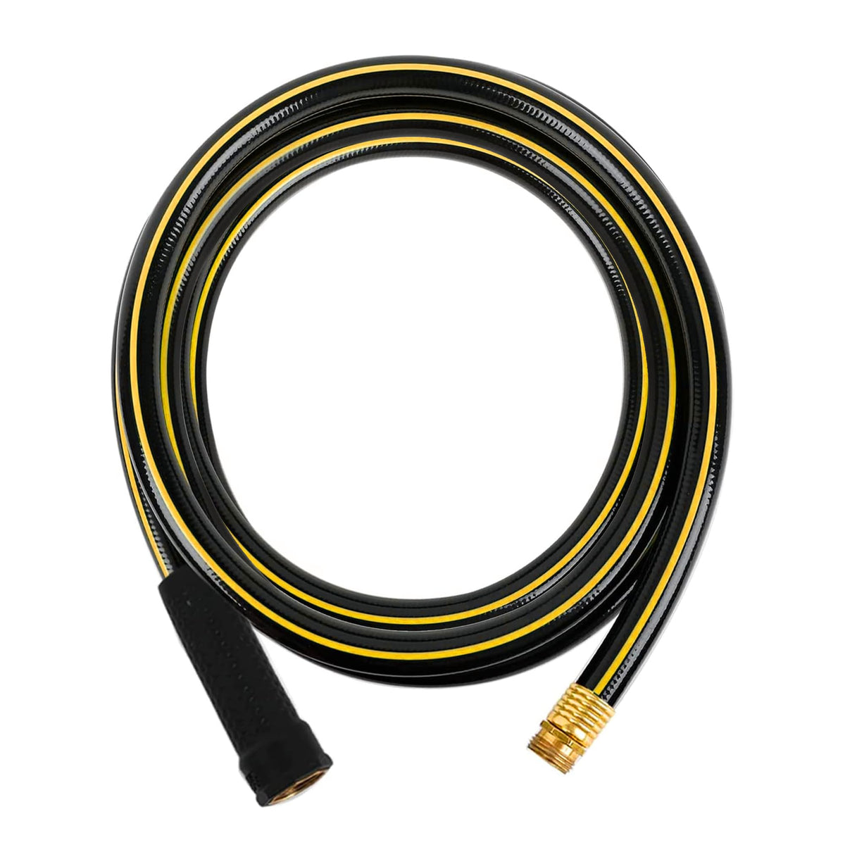 Solution4Patio kink-free hose, 5/8 in, easy watering and tangle-free use.