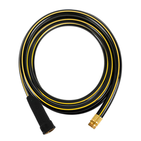 Solution4Patio kink-free hose, 5/8 in, easy watering and tangle-free use.