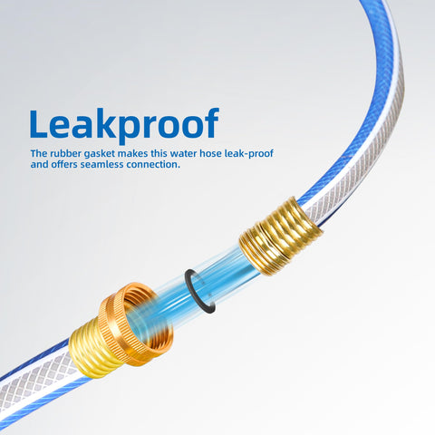 Solution4Patio lightweight PVC construction keeps hose easy to carry and store