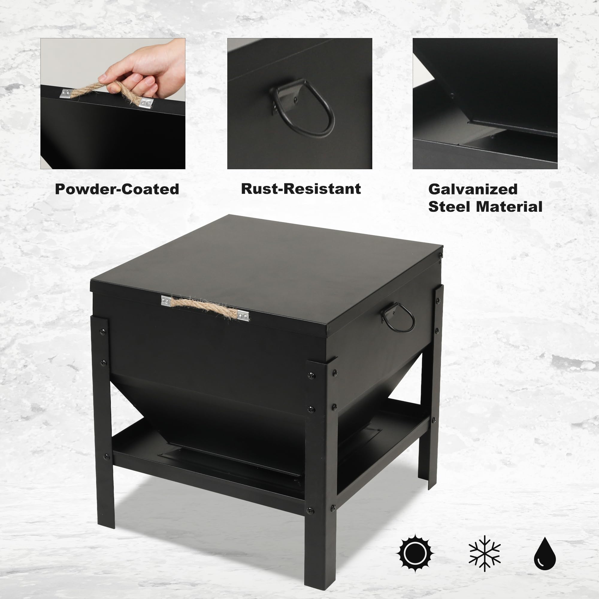 Solution4Patio no-waste poultry feeder reduces feed loss during meals