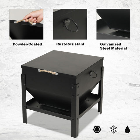 Solution4Patio no-waste poultry feeder reduces feed loss during meals