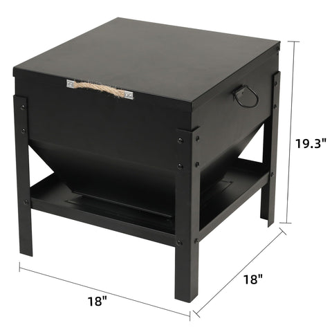Solution4Patio portable outdoor chicken feeder suitable for coops or yards