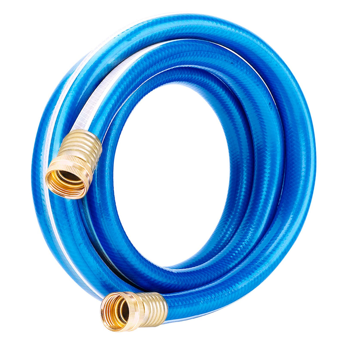 Solution4Patio short lead-in hose 3/4 inch 5 ft demonstrates lightweight, easy storage and portability.