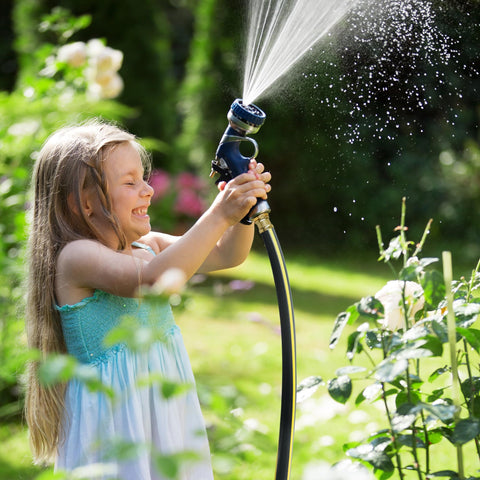 Solution4Patio Short Leader Garden Hose anti-kink design minimizes tangling during use.