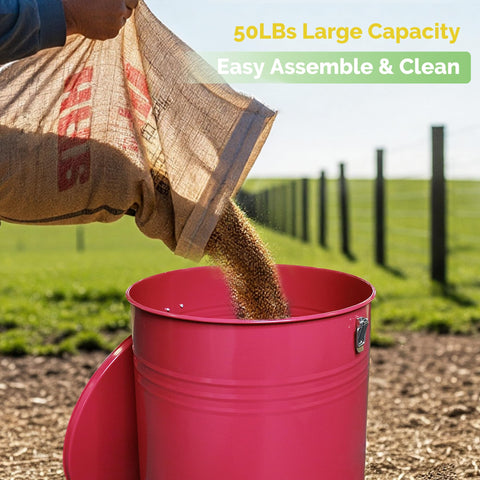 Solution4Patio spill-proof anti-jam design reduces waste and feeding mess.