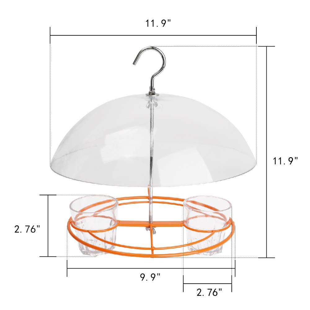 Solution4Patio stainless steel hanger resists rust for outdoor use.