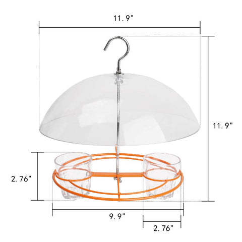 Solution4Patio stainless steel hanger resists rust for outdoor use.