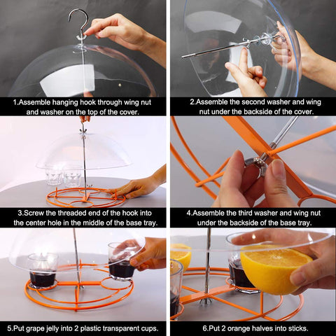 Solution4Patio thick transparent plastic construction is durable for outdoors.