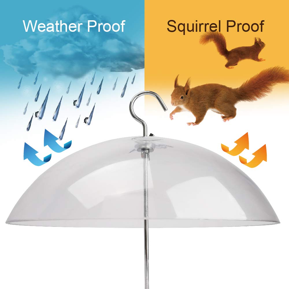 Solution4Patio weather guard shields food from sun and rain.