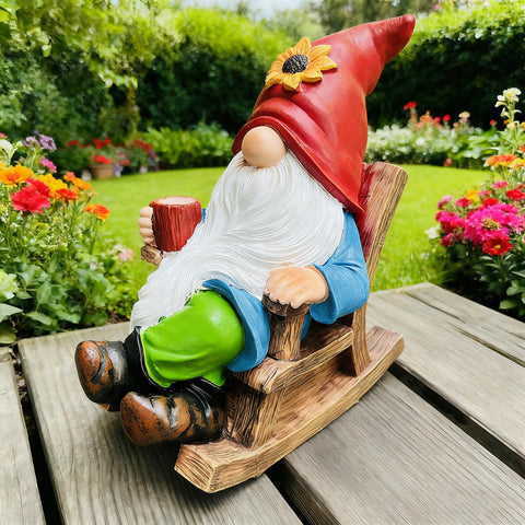 Somdzono gift-ready gnome statue ideal for moms and grandmothers