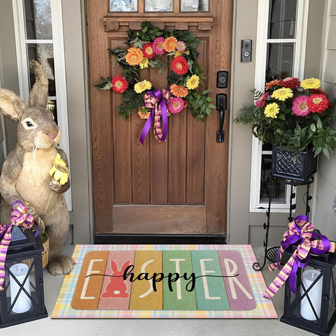 Sonalied Easter rug is easy to clean and refresh.