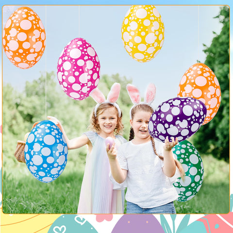 Sonarun group shot of the six-color dot-pattern Easter eggs
