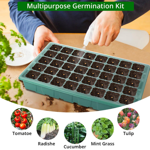 Sondiko bottom-drainage-seed-tray ensures excess water drains away for healthier seedlings.