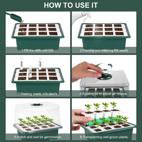 Sondiko BPA-free seed starter kit emphasizes safety and reuse.