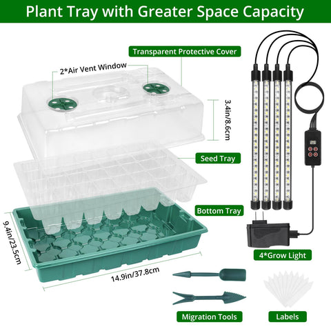 Sondiko humidity-dome-cover helps create stable microclimates for young plants.