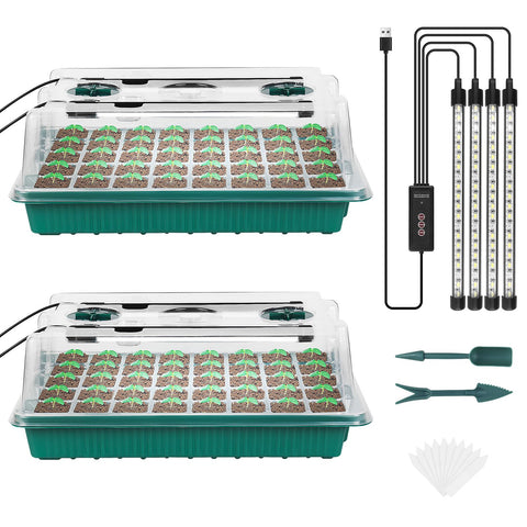 Sondiko seed starter tray 80 cells for robust indoor germination.
