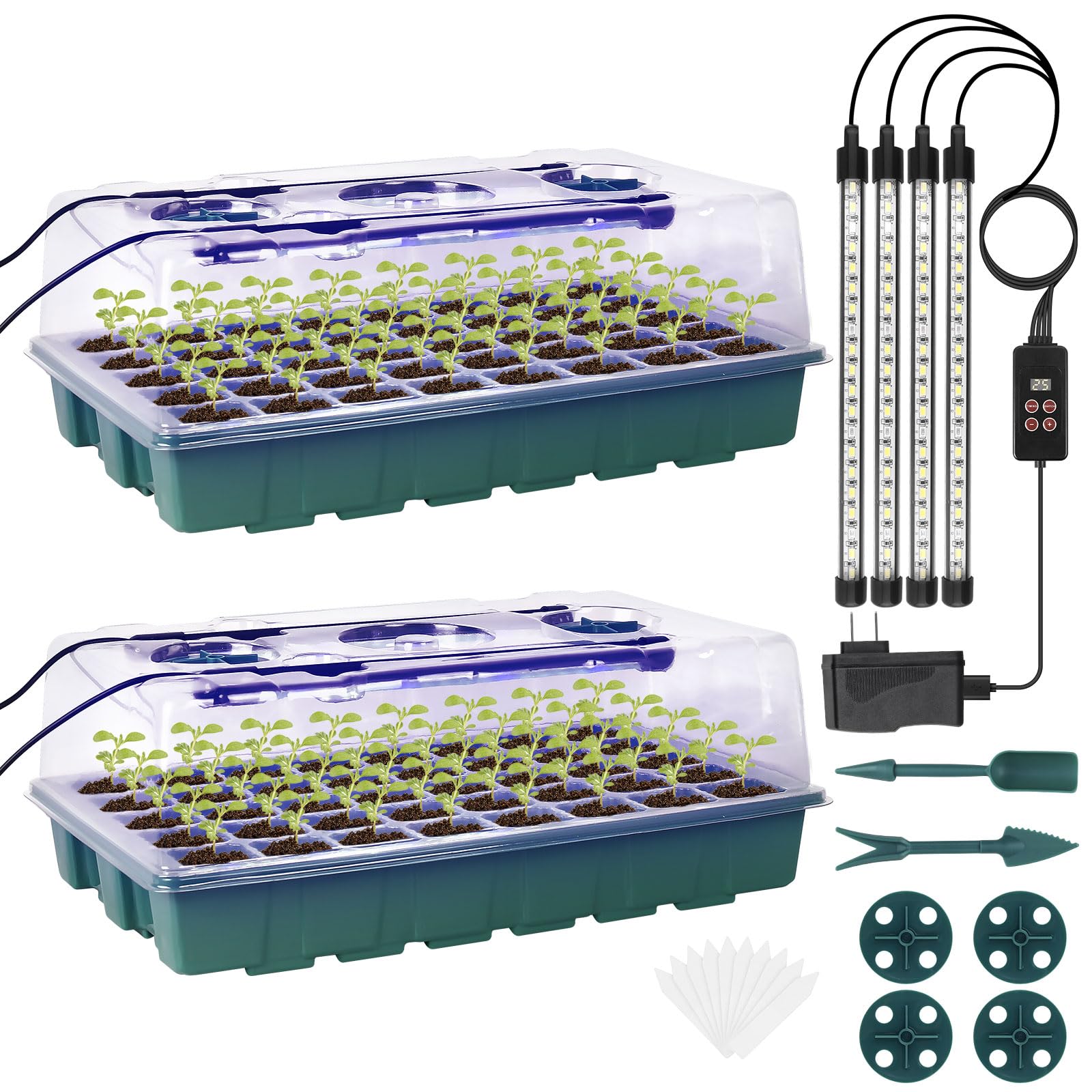 Sondiko seed-starter-tray grow-light 80-cells supports healthy seed germination at home.