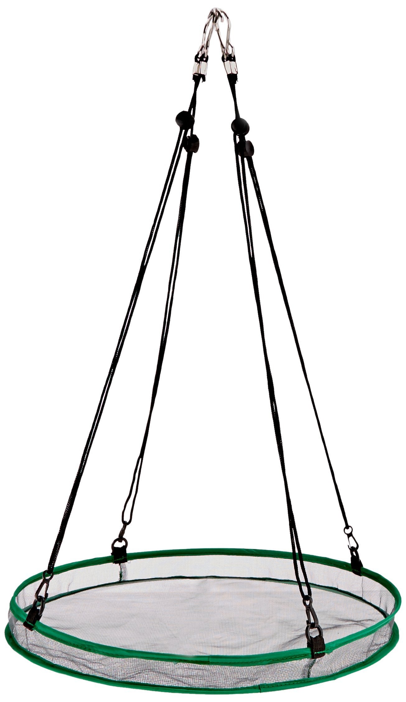 Seed hoop by Songbird Essentials attached to feeder, attracts more wild birds.
