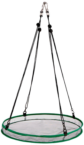 Seed hoop by Songbird Essentials attached to feeder, attracts more wild birds.