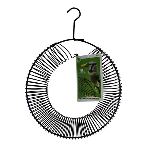 Songbird Essentials spiral-wire design slows peanut removal for longer wildlife visits.
